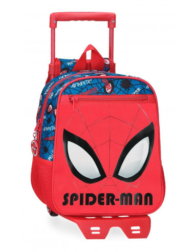 42521T1 ADAPT. BACKPACK 28CM.W/TROLLEY  SPIDERMAN AUTHENTIC